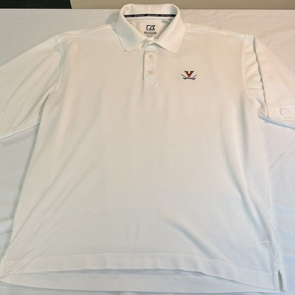 Virginia Tech Cutter & Buck Polo XL CB DryTek Moisture Wicking Breathable Comfy - Picture 9 of 16